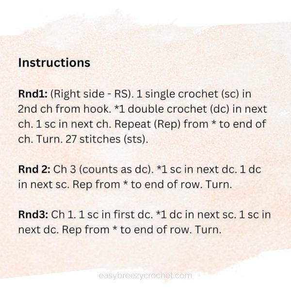 How To Read A Crochet Pattern For Beginners | Easy Breezy Crochet