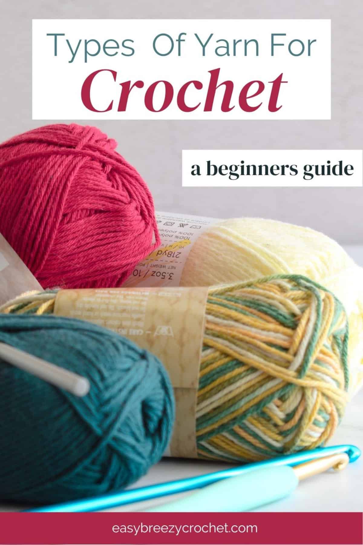 Different Types Of Yarn For Crochet