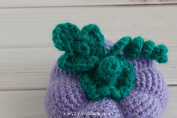 Crochet Pumpkin Leaf | Easy Breezy Crochet