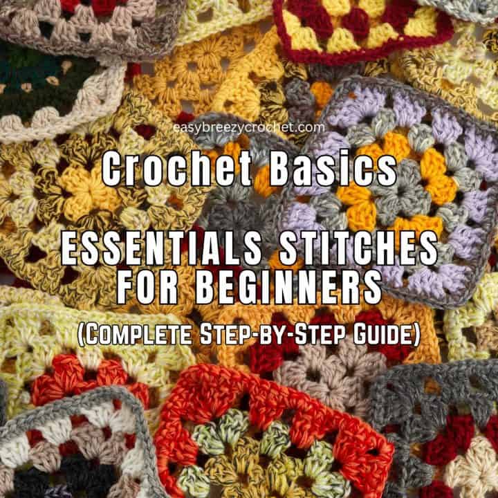 Basic crochet stitches.