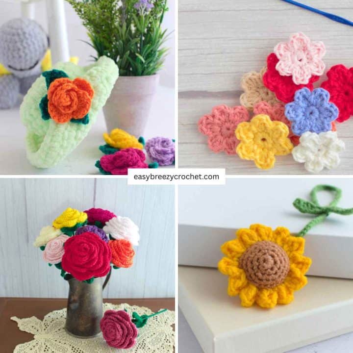 Crochet flower images
