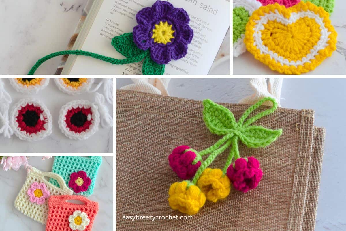 Crochet flowers and motifs