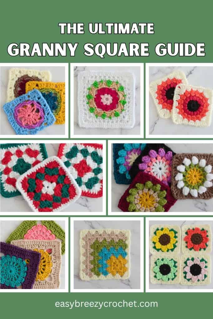 Granny Square Guide - Patterns, Sizes & Ideas | Easy Breezy Crochet