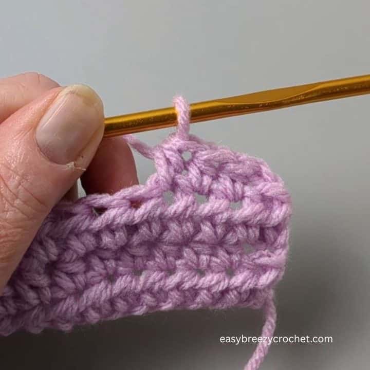 Half double crochet.