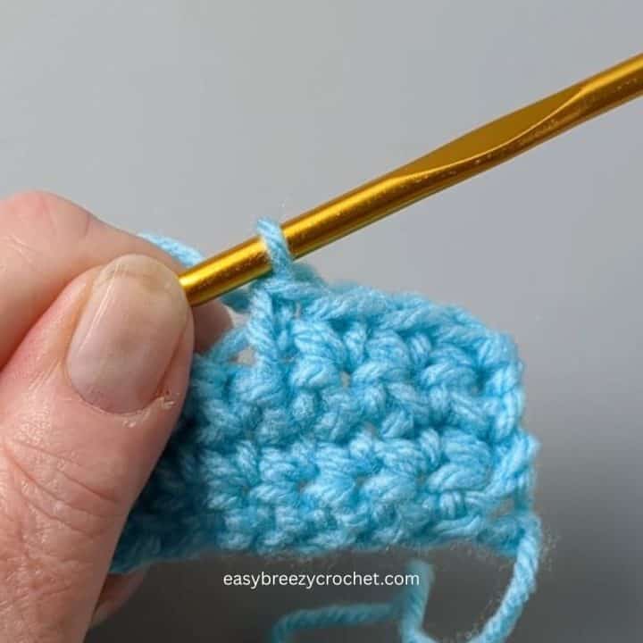 Single crochet invisible decrease.
