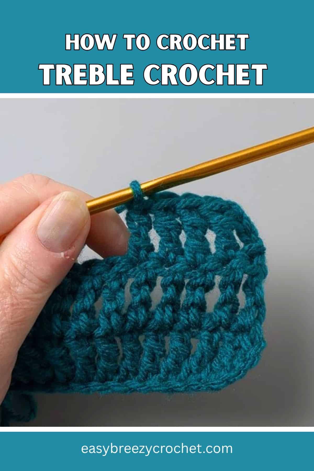 Treble crochet.