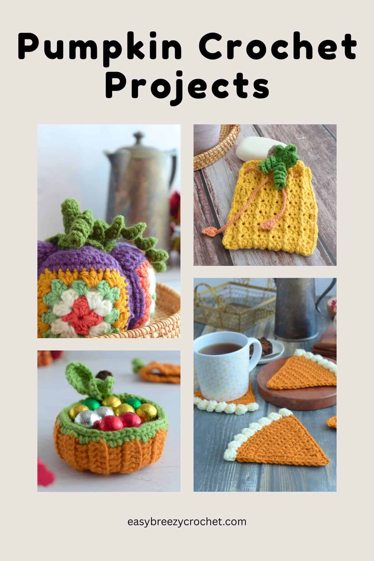 Crochet pumpkin ideas.